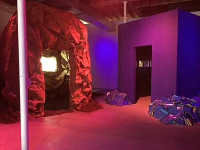 Alexis Gideon, The Comet and The Glacier, Exhibition view. Courtesy of Locust Projects