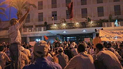Onda de protestos na Tunísia