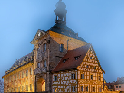 La vieja Alcaldía, Bamberg, Alemania
