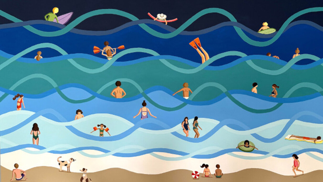 Leyla Pekmen, Wave after wave (detail), 2024. Courtesy of Johansson Projects