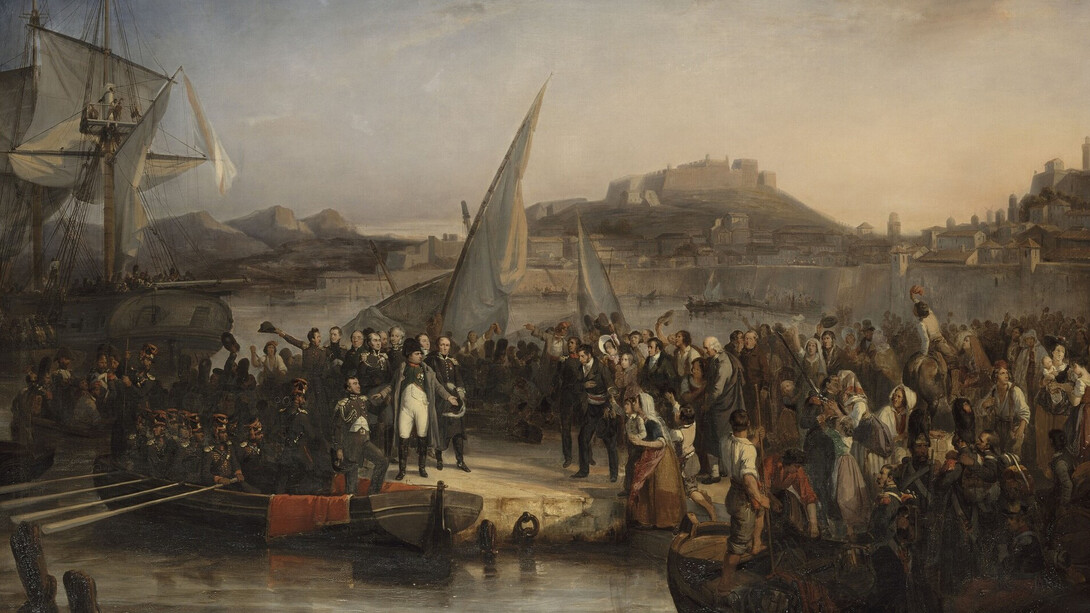 Joseph Beaume, Napoleón dejando la isla de Elba