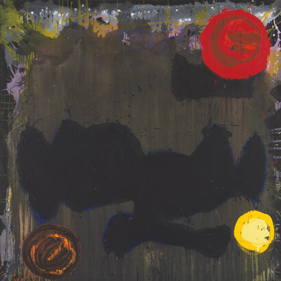 Gadal 10.11.86 100 x 100 ins Acrylic on canvas CR Tate Gallery Public Collection