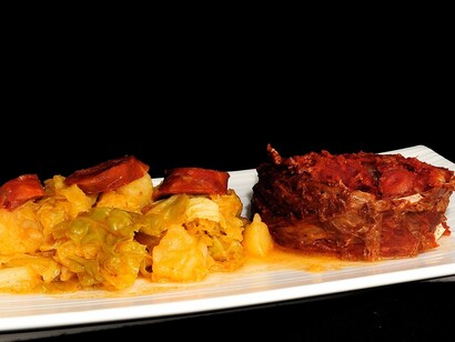 Botillo del Bierzo con patatas