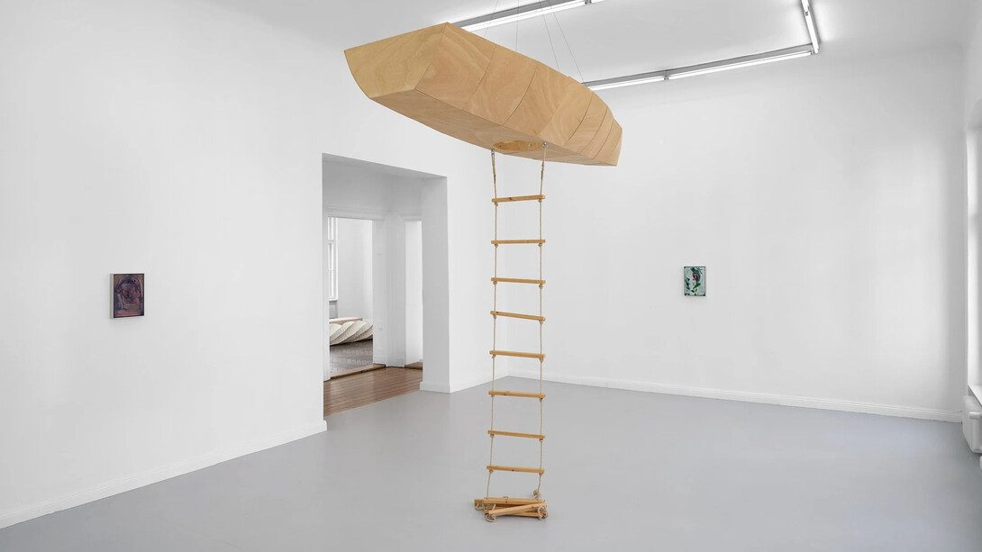 Leunora Salihu and Albrecht Schnider, A plant. A person. A life, exhibition view. Courtesy of Galerie Thomas Schulte