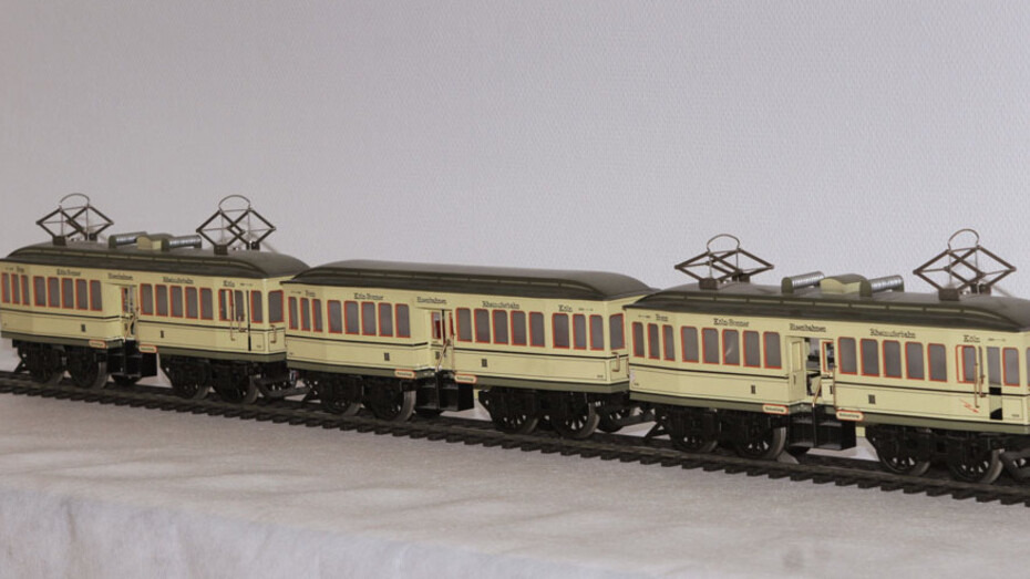 Toy / model trains. Courtesy of Musée du Jouet