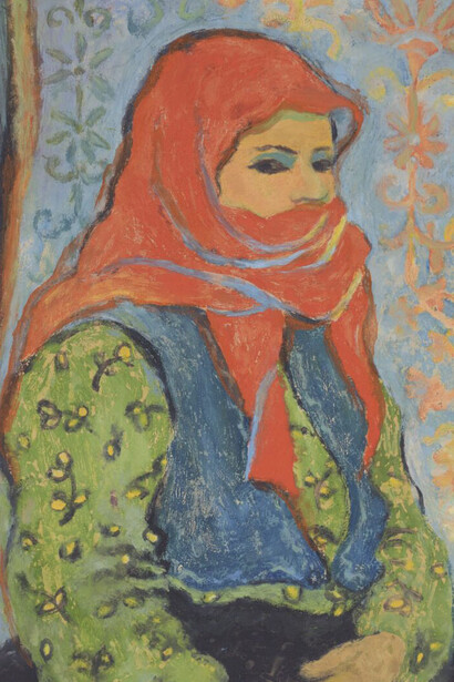 Olga Valnarova, Rhodope woman (detail), 1959. Courtesy of the National Gallery 