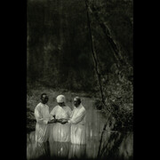 Doris Ulmann (American, 1882–1934) Baptism, ca. 1929–31, Platinum print, Approx. 8 x 6 inches. Collection of the University of Oregon Libraries