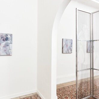 Dorota Gawęda e Eglė Kulbokaitė, Incommunicability is itself a source of pleasures, veduta della mostra. Cortesia di The Address