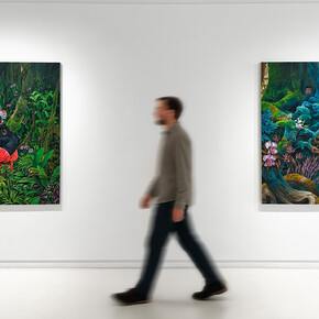 Agus Putu Suyadnya, Symbiotic utopia, exhibition view. Courtesy of Sapar Contemporary