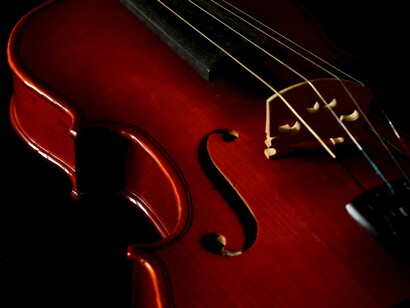 El cuerpo de un violín