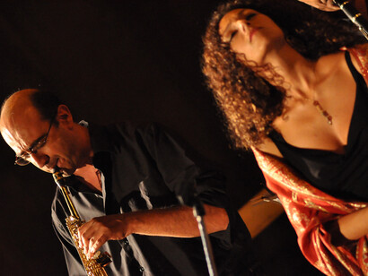 Max Fuschetto con Antonella Pelilli, foto Cristina Zuppa