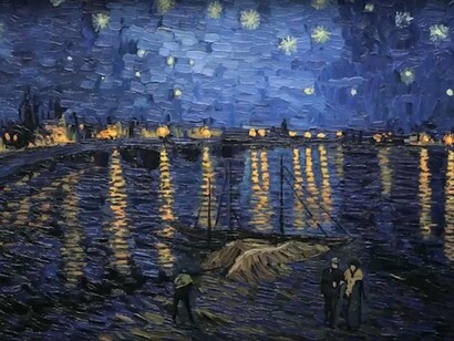 Van Gogh. Notte stellata