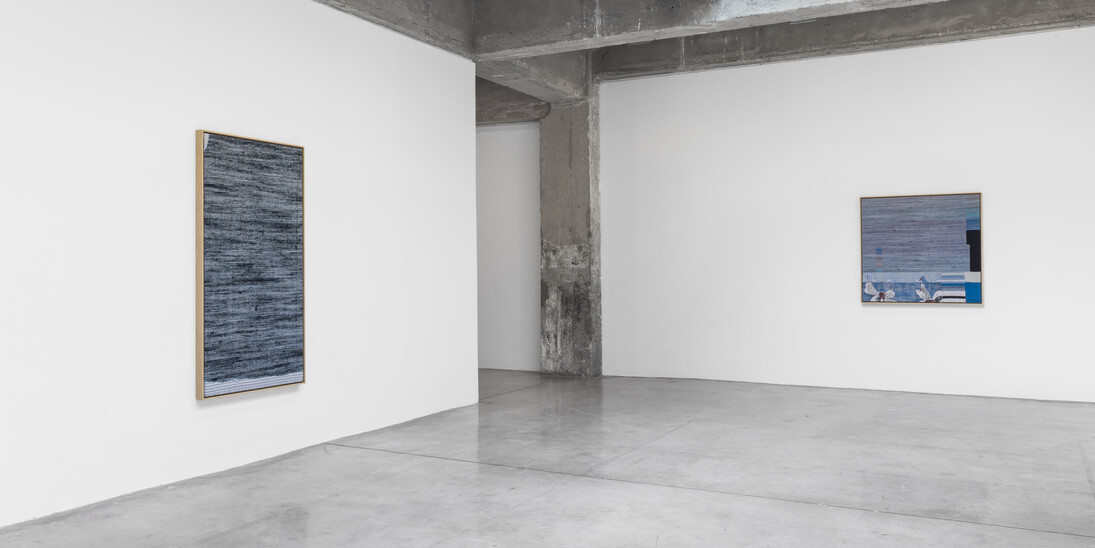 Lisa Oppenheim, Installation view of A Durable Web., Tanya Bonakdar Gallery, New York, September 7 – October 21, 2017. Photo: Maris Hutchinson. Courtesy of the artist and Tanya Bonakdar Gallery, New York
