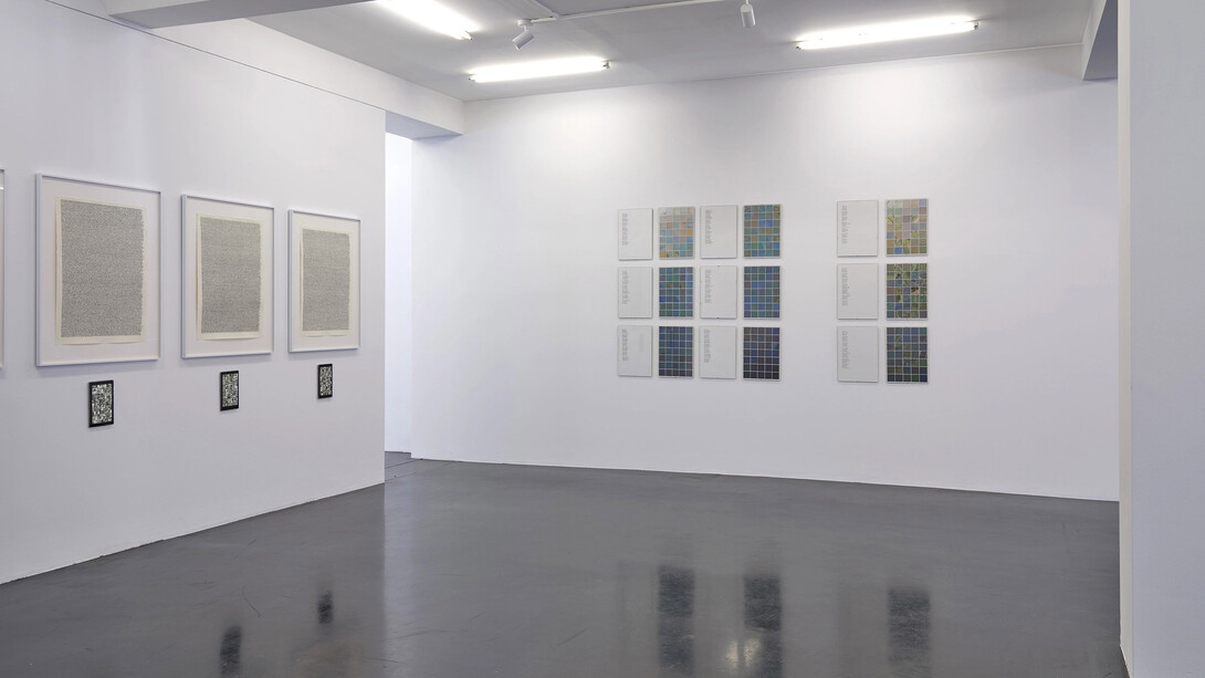 Anna Ridler, Trace remains, ausstellungsansicht. Mit freundlicher genehmigung der Galerie Nagel Draxler