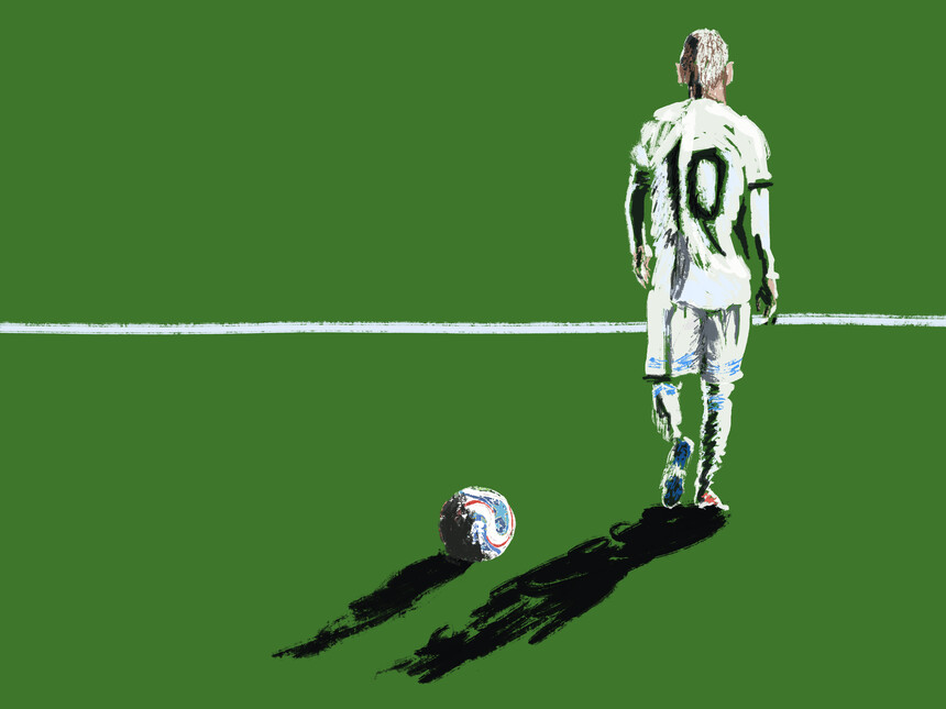 Lionel Messi and the dog who played football