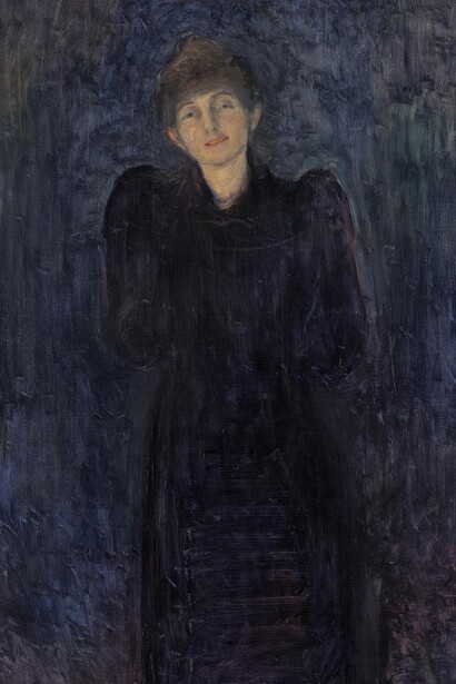 Edvard Munch, "Dagny Juel Przybyszewska", 1893, Munchmuseet, Oslo, Norvegia