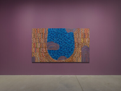 Elias Sime, Final drop (የመጨረሻዋ ጠብታ), exhibition view. Courtesy of James Cohan Gallery