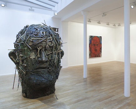 Jim Dine, Exhibition view. Courtesy of galerie Templon