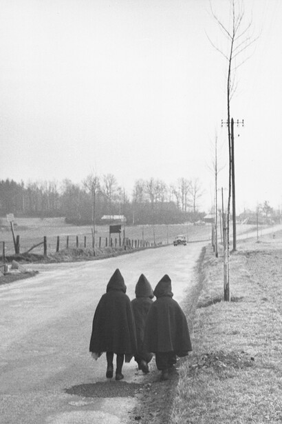 Lorraine en hiver, 1954, Willy Ronis. Ministère de la Culture et de la Communication /Médiathèque de l’architecture et du patrimoine / Dist Rmn © Donation Willy Ronis