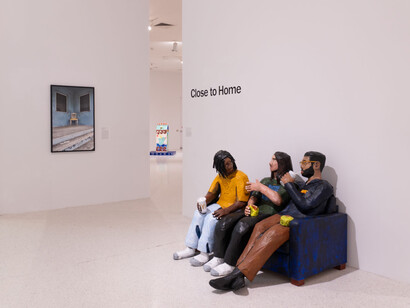 Various artists, Close to home, exhibition view. Courtesy of NSU Museum of Art