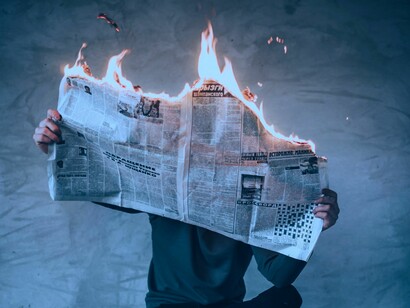 Arden las «fake news»