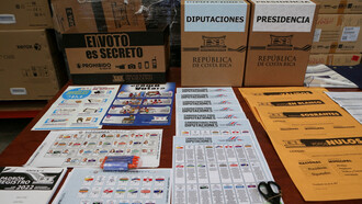 Material electoral en Costa Rica