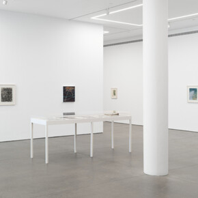 Yvonne Jacquette, From the air, exhibition view. Courtesy of Karma Gallery