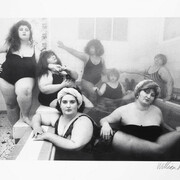 William Klein, Club Allegro Fortissimo, Paris, 1991. Platinum palladium print, printed later
56,5 x 77 cm. Edition of 20, signed in pencil on print recto, numbered in pencil on print verso. Courtesy of Fifty One Too