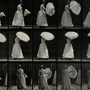 Eadweard Muybridge, Exhibition view. Courtesy of Galleria Credito Siciliano