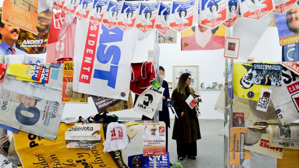 José Ruiz, El estado de las cosas, vista de exhibición. Cortesía de Espacio El Dorado