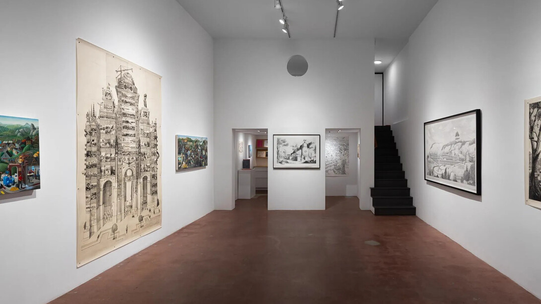Sandow Birk, Snafu, exhibition view. Courtesy of Track 16 Gallery