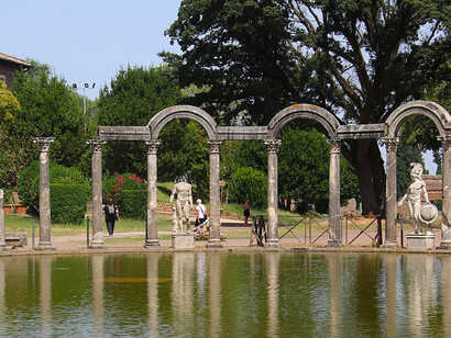 Hadrian’s Villa (Villa Adriana in Italian; Villa Hadriana in Latin), located near Tivoli outside Rome, is a UNESCO World Heritage Site featuring the extensive ruins of the grand villa complex built around AD 120 by Emperor Hadrian
