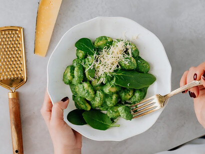 A beautifully arranged dish of crisp and verdant green vegetables, showcasing nature's bounty in its purest form