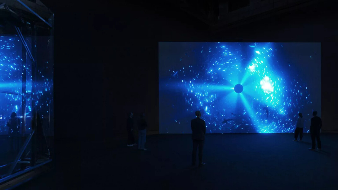 Julian Charrière, Midnight zone, exhibition view. Courtesy of Dittrich & Schlechtriem Gallery