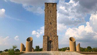 Gazimestan: the memorial site and monument commemorating the Battle of Kosovo