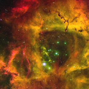 The Rosetta Nebula, T. A. Rector, B. Wolpa, M. Hanna (AURA/NOAO/NSF)