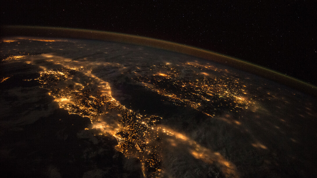 Vista della Terra scattata durante la spedizione ISS 43, 2015