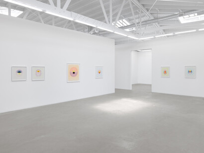 Melissa Huddleston, The drops, exhibition view. Courtesy of Luis De Jesus Los Angeles