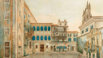 Giacomo Lenghi, Watercolor, 1830 ca., Jewish Museum of Rome