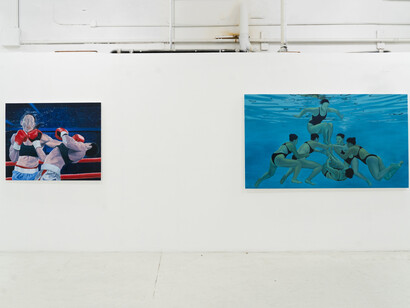 Amanda Ba, For sport, exhibition view. Courtesy of Micki Meng Gallery