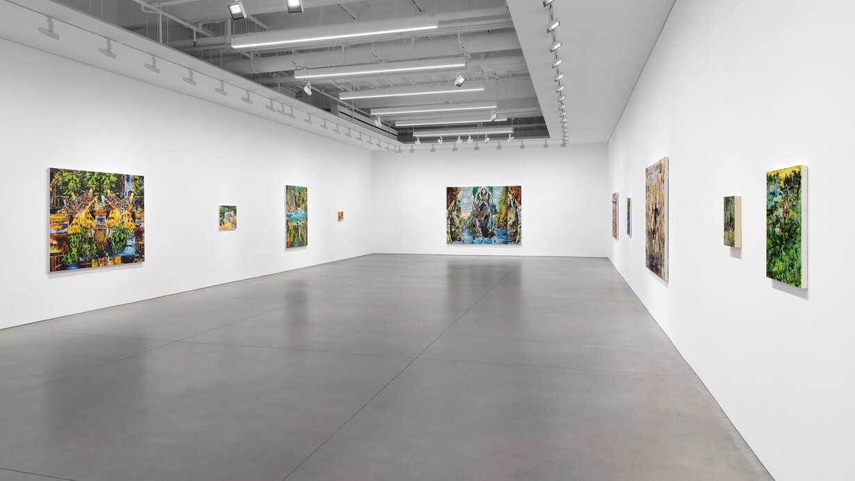 Maia Cruz Palileo, The world tangled in you, exhibition view. Courtesy of David Kordansky Gallery