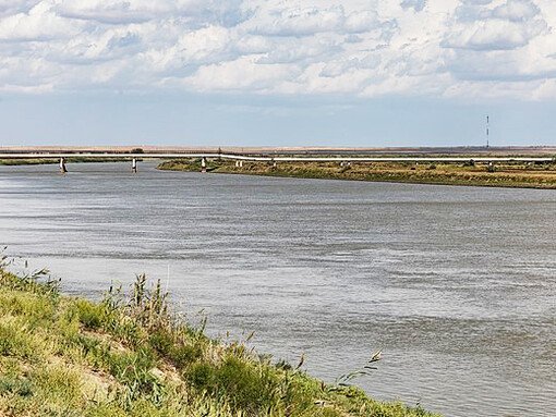 The Syr-Darya River in Uzbekistan has irrigated the land for centuries