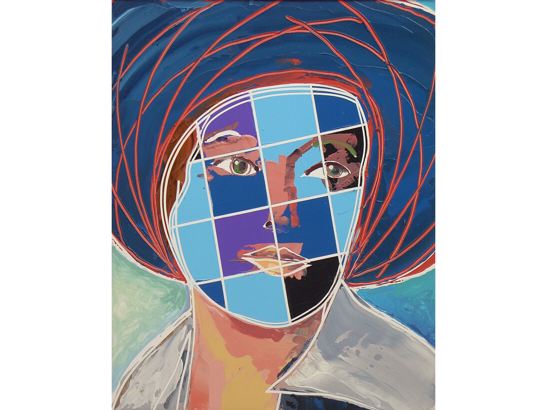 David Ben White, The Personification of an Ideal (Margarete), 2014, Mixed media, 51 x 41 cm © David Ben White. Courtesy the artist and l’étrangère
