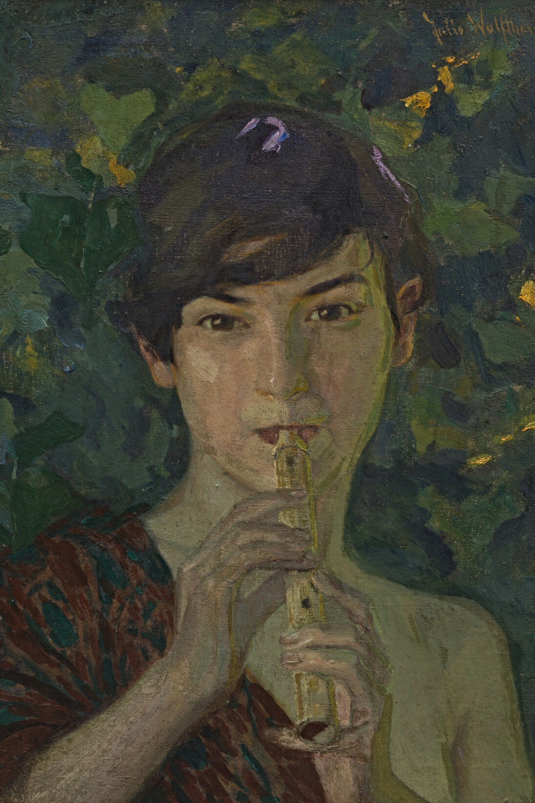 Julie Wolfthorn, Floetenspielerin