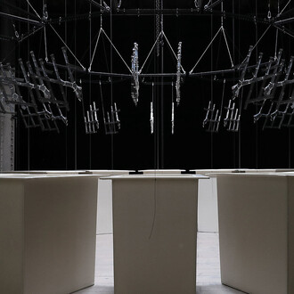 From Dust to Glitter, or How a Crystal Chandelier Grows. Courtesy of Schloss Pillnitz