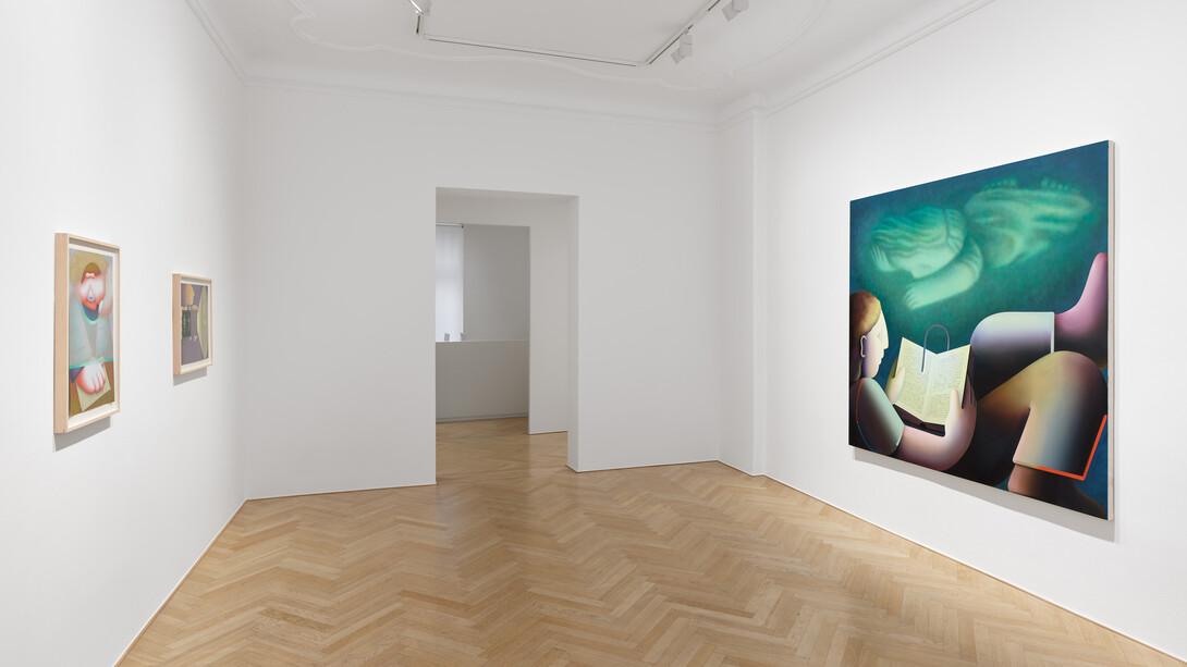Eleanor Swordy, Say less, exhibition view. Courtesy of Galerie Max Hetzler