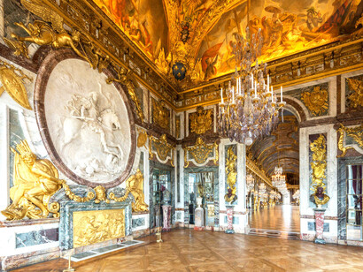 Salón de la guerra en el Palacio de Versalles, Francia