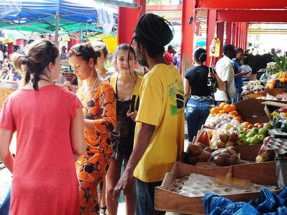 Mercato di Victoria, Mahé, Seychelles
