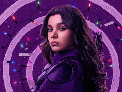 Póster del personaje Kate Bishop para la serie «Hawkeye»