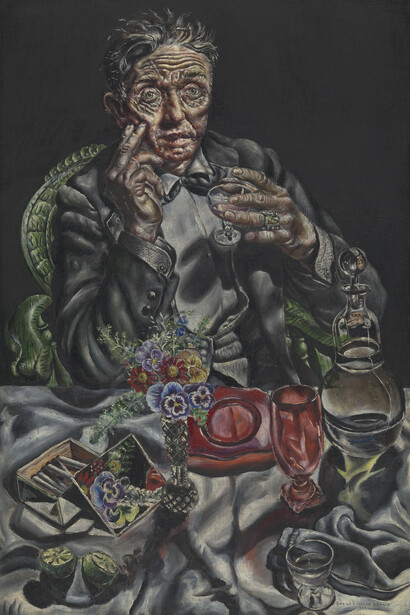 Ivan Albright. 'Self-Portrait', 1935. Mary and Earle Ludgin Collection. © The Art Institute of Chicago.
